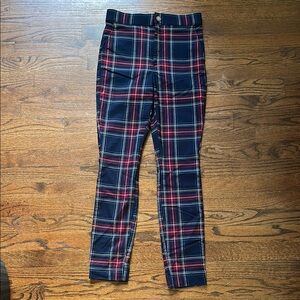 Hollister Plaid Pants - Red and Blue